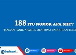 Nomor 188 Artinya